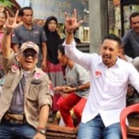 Muhamad Noor bersama cawabup, M Ridho.